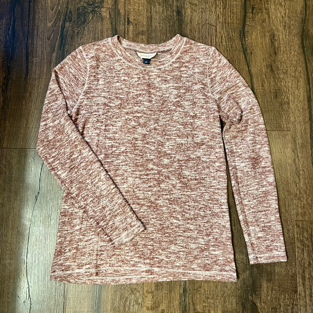 Red long sleeve top